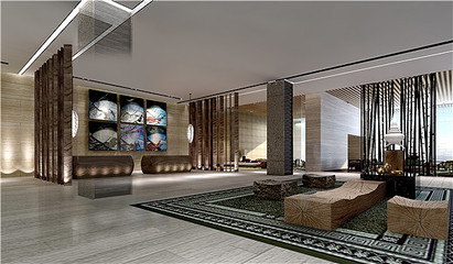 重慶酒店設(shè)計公司/酒店前臺裝修裝飾/酒店大堂平面設(shè)計